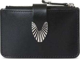 Toga Archives Too leren portemonnee met omslag - Zwart