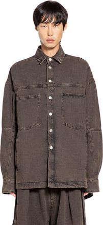 Andrea Ya'aqov Oversized Denim Shirt