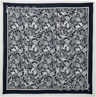 Joop Adalia Sjaal - Dames - Wintersjaals - Blauw - ONE Size - Katoen - Accessoires