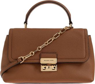 Michael Michael Kors Borsa a tracolla Tribeca con catena - Marrone
