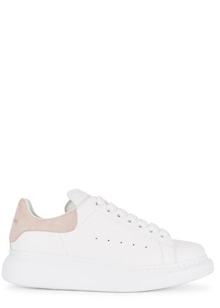Alexander McQueen Alexander Mcqueen Oversized Leather Sneakers - White - 41 (IT41 / UK8), Alexander Mcqueen Trainers, Lace up Front - 41 (IT41 / UK8)