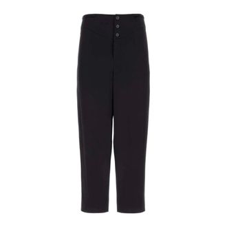 Saint Laurent Zijden Getailleerde Broek - Heren - Broeken - Blauw - Maat: XL Zijde