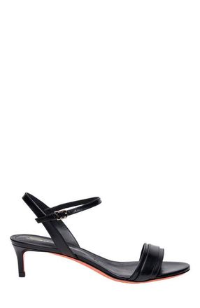 Santoni Womens mid-heel sandal in Black at Nordstrom, Size 10.5