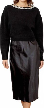 dh New York Bel Sweater Dress In Black