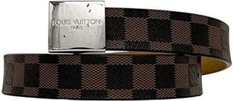 Louis Vuitton Pre-owned Canvas Riem - Dames - Vintage Accessoires - Bruin - ONE Size - Vintage
