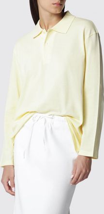 Flore Flore Polo in cotone a maniche lunghe con spalle cadute e fit relaxed