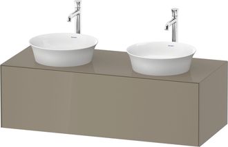 Duravit Tulip Blanco, Mueble De Pared, Ancho 1300 X Fondo 550mm, - Duravit