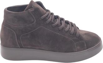 Frau Mid Sneaker - Heren - Sneakers - Bruin - 41 EU - Leer - Schoenen
