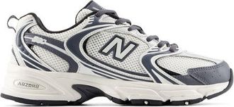 New Balance Unisex 530 en Blanco/Gris, Talla 37.5