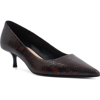 Dune London Amira Pointed Toe Pump in Brown at Nordstrom, Size 11Us
