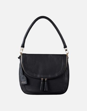 Lakeland Leather Womens Tarraby Womens Shoulder Bag - Black - Size: ONE size