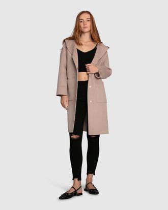 Belle & Bloom Sunday Morning Hooded Coat