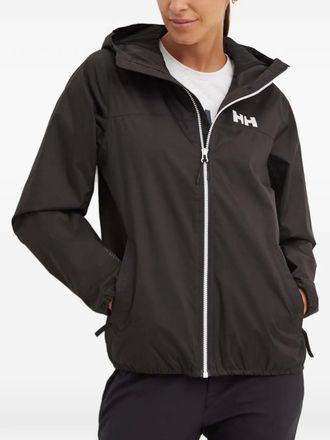 Helly Hansen Belfast II hooded zip-up jacket - women - Polyester/Polyurethane - M - Black
