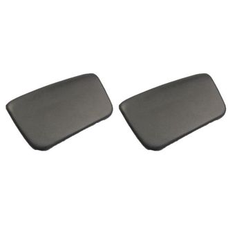 Saniclass Deluxe badkussen - 28x17cm - klein model - zwart - 2 stuks