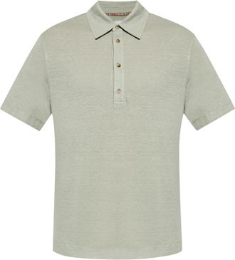 Paul Smith Polo leggera in lino - Verde