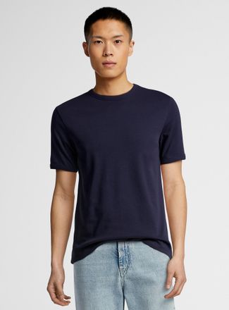 Le 31 Mens Dressy Pima cotton jersey T-shirt Standard fit