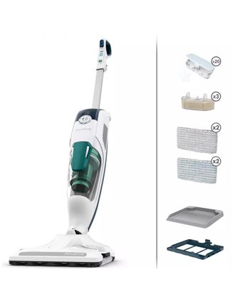 Rowenta Limpiadora A Vapor Y Aspiradora 2 En 1, 1500 W, Azul - Ry7777wh - Rowenta