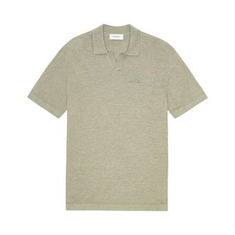 Les Deux Emmanuel Knit Polo - Heren - Tops - Groen - Maat: L Katoen