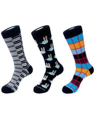 Unsimply Stitched 3-Pack Mens Crew Socks
