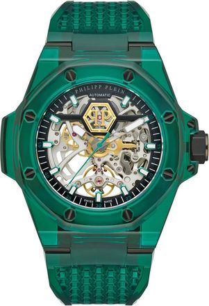 Philipp Plein Accessoires, Heren, Groen, ONE Size, King Phantom Venom Horloge