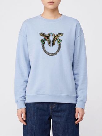 Pinko Felpa a girocollo Love Birds in cotone