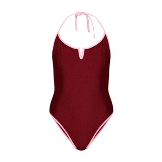 Moschino Badmode, Dames, Rood, L, Zwemkostuum uit &eacute;&eacute;n stuk