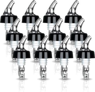 OEM Juego De 12 Vertedores Para Botellas De 3 Cl - Dispensador De Botellas - Universal - Adecuado Para Vino, Aguardiente, C&oacute;cteles Y Aceite, Por Ejemplo
