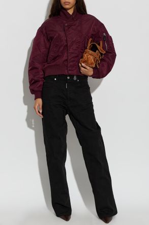 Dsquared2 Insulated bomber Jacket, Womens, Burgundy