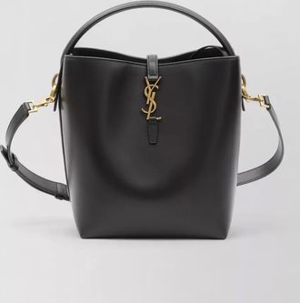 Saint Laurent le 37 calfskin leather tote bag