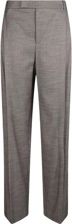 Patrizia Pepe Wide Leg Pant - Dames - Straight fit broeken - Grijs - L - Broeken