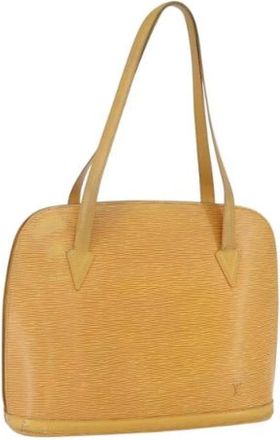 Louis Vuitton Pre-owned Shoulder Bags, female, Yellow, Size: ONE SIZE Pre-owned Vintage Shoulder Bag