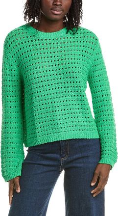 Isla Ollie Texture Stitch Flared Sleeve Sweater