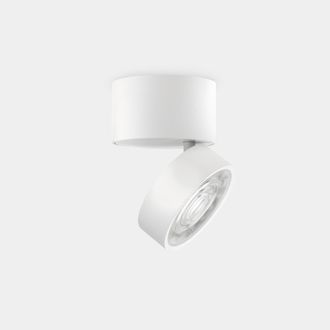 Leds - C4 Ledsc4 Kiva - Proyector Led 7.8w Y 458lm Con Luz C&aacute;lida 2700k. Di&aacute;metro 7.5cm. Estructura De Aluminio. Uso Interior Ip43. Color Blanco