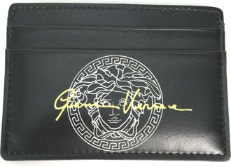 Versace Leather Card Case (Pre-Owned)