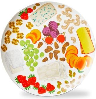 Tag Everyday Fromage Platter Bone China Multi 12 x 12 x 1.25 in in White at Nordstrom