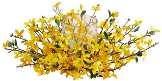 Nearly Natural Artificial Forsythia Candelabrum