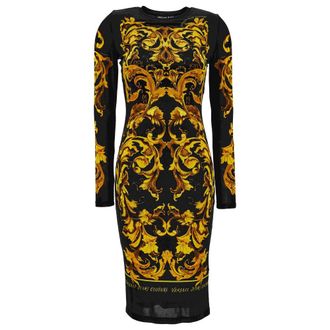 Versace Jeans Couture Jurken - Dames - Casual kleedjes - Zwart - S - Kleedjes