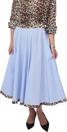 LA PRESTIC OUISTON Roma Cotton Skirt In Racie