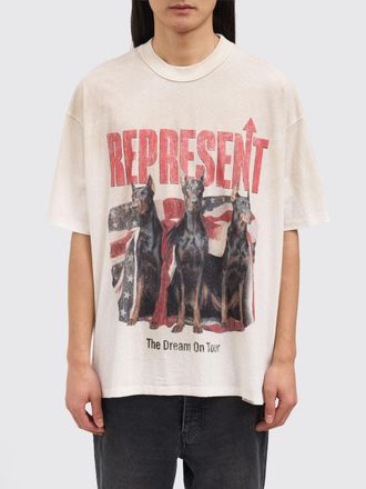 Represent T-shirt in cotone stampata Represent