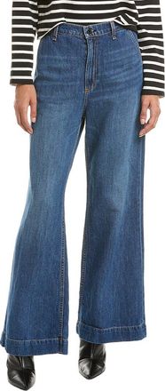 ASKK NY Linen-Blend Roxy Straight Leg Jean