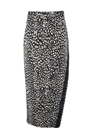 Roberto Cavalli Long Skirt - Black/White