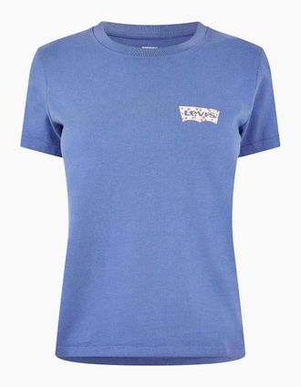 Levi's Womens Perfect Tee - Blue - Size: 10