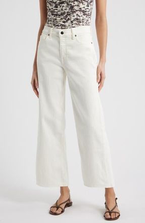 Nordstrom Stella High Waist Wide Leg Jeans in Virginia Wash at Nordstrom, Size 23