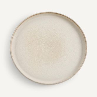 AM.PM Set van 4 platte borden in aardewerk, Gandra