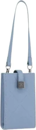 Chanel Pre-owned Mini Bags, female, Blue, Size: ONE SIZE Pre-owned Mini Pouch