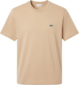 Lacoste Heren Interlock Slim T-Shirt (Beige)
