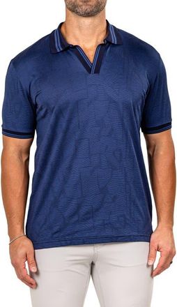 Maceoo Marthy Blue Polo at Nordstrom, Size Xxx-Large