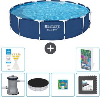 Bestway Piscina Bestway Steel Pro Redonda - 396x84 Cm - 7-piezas S317