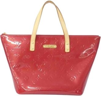 Louis Vuitton Pre-owned Tote Bags, female, Red, Size: ONE SIZE Pre-owned Vintage Enamel Leather Tote Bag