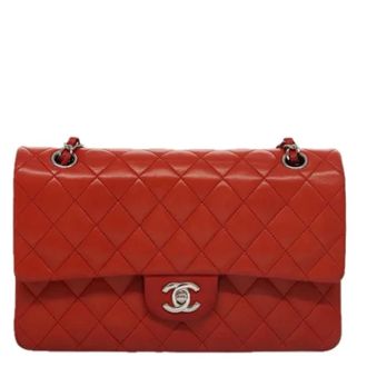 Chanel Pre-owned Leather chanel-bags - Dames - Pre-owned - Oranje - Maat: ONE Size Leer